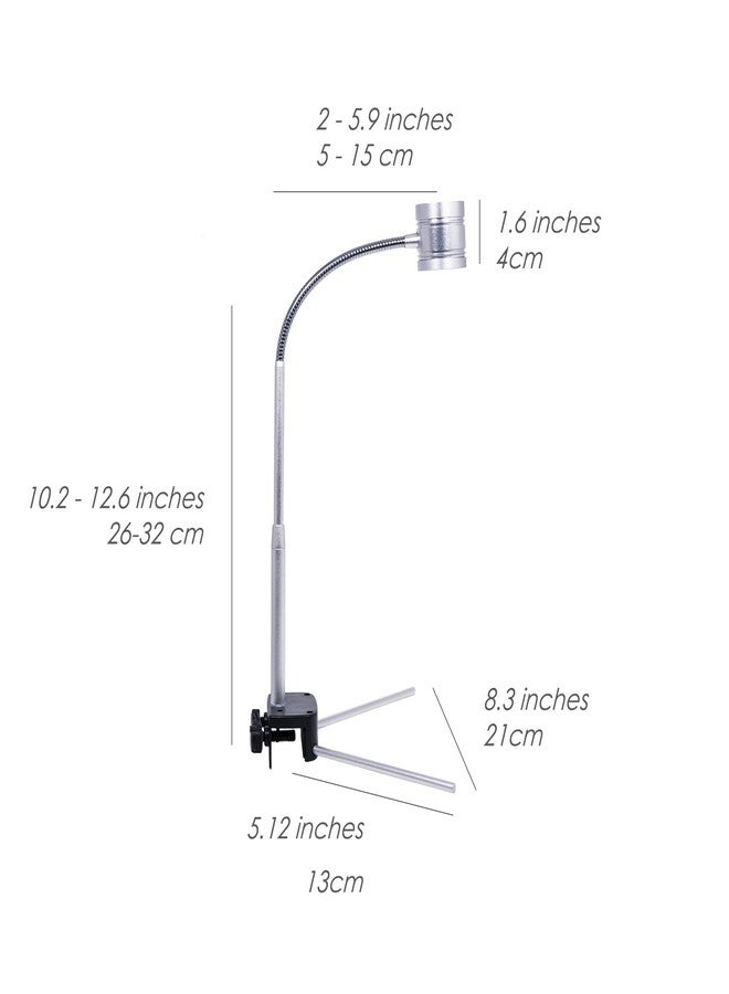 HIRO AQUATICS 2 in 1 Full Spectrum Clip-On Aquarium Plant Grow Light, Freestanding Freshwater Fish Tank LED Light, 5Watts - Image 4